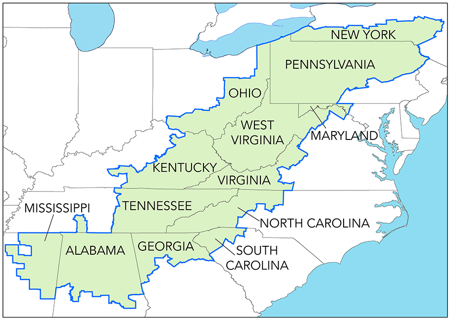 Appalachian region