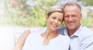 Smiling couple