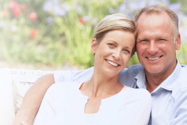 Smiling couple